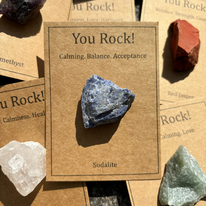Olivenorma "You Rock" Card Regalo in pietra naturale Pietra naturale
