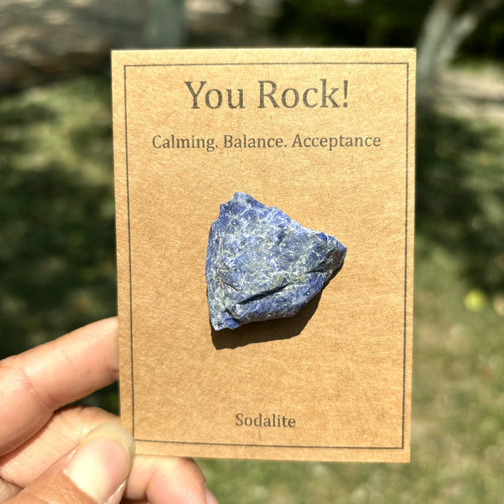 Olivenorma "You Rock" Card Regalo in pietra naturale Pietra naturale