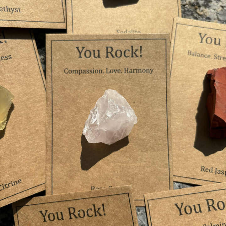 Olivenorma "You Rock" Card Regalo in pietra naturale Pietra naturale