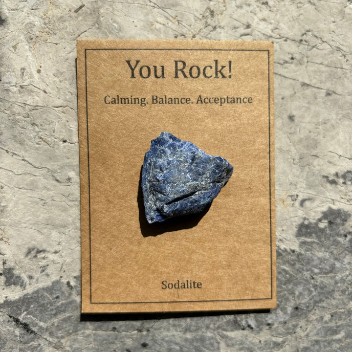 Olivenorma "You Rock" Card Regalo in pietra naturale Pietra naturale