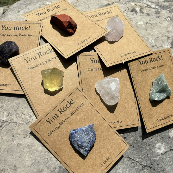 Olivenorma "You Rock" Card Regalo in pietra naturale Pietra naturale