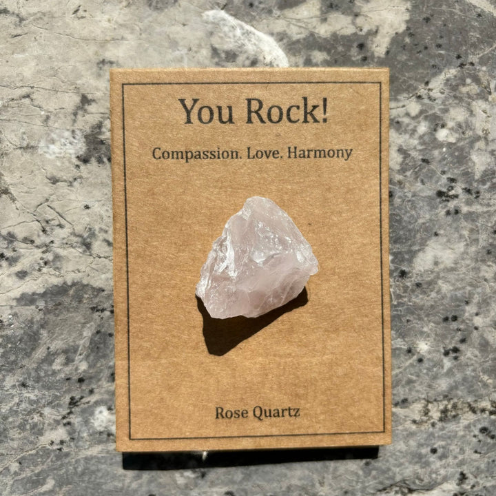 Olivenorma "You Rock" Card Regalo in pietra naturale Pietra naturale