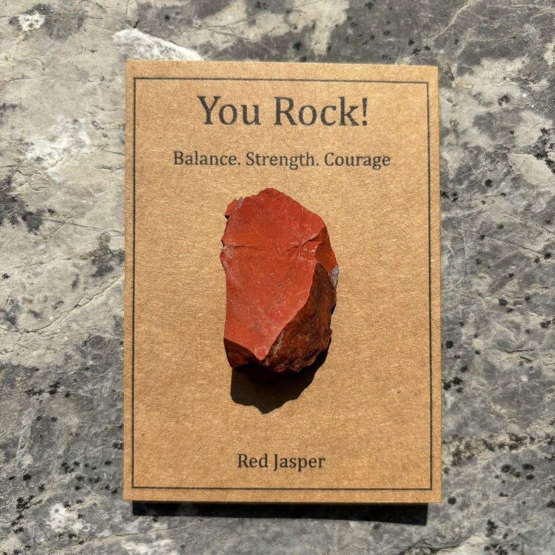 Olivenorma "You Rock" Card Regalo in pietra naturale Pietra naturale