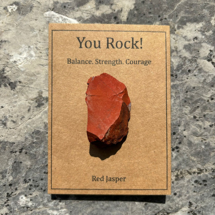 Olivenorma "You Rock" Card Regalo in pietra naturale Pietra naturale