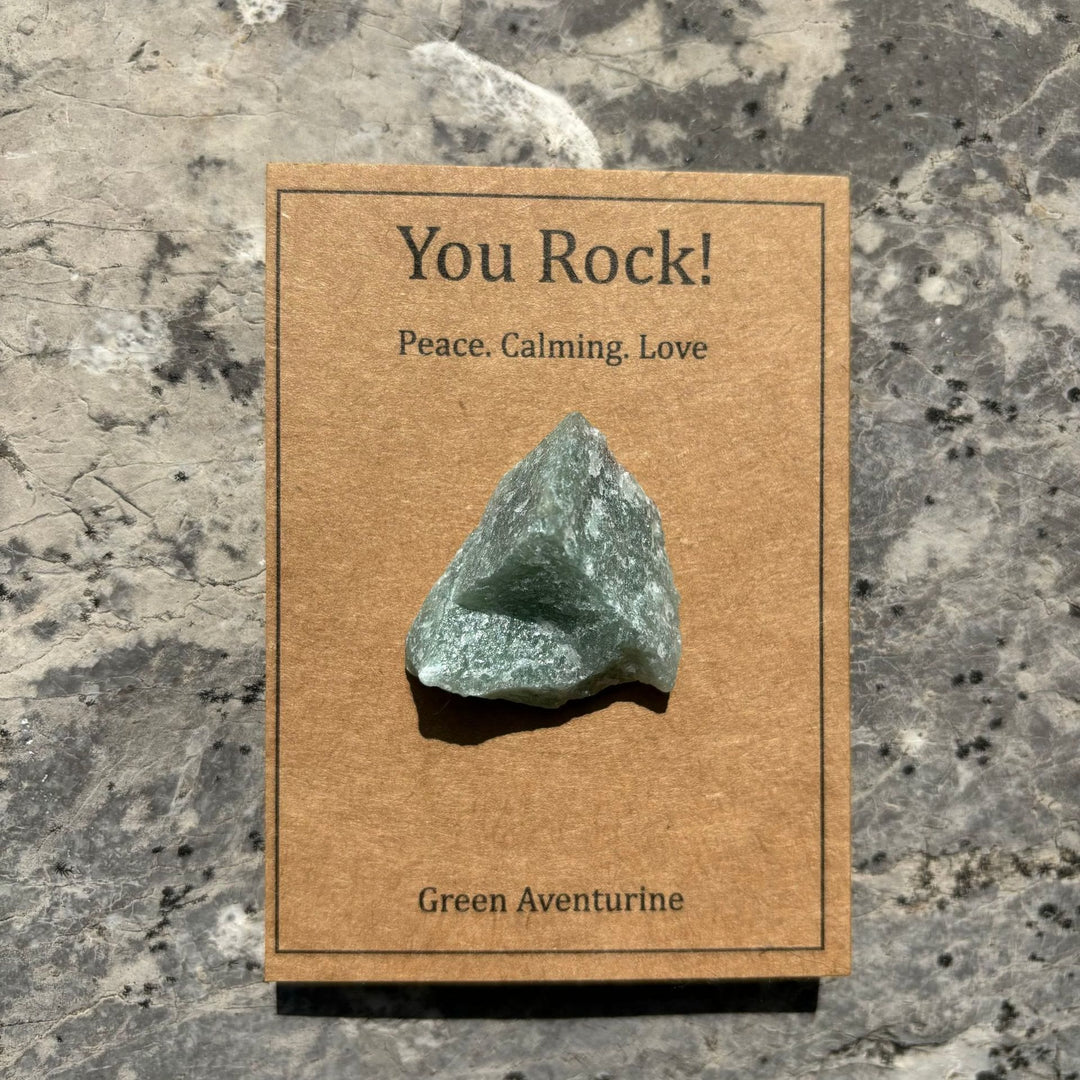 Olivenorma "You Rock" Card Regalo in pietra naturale Pietra naturale