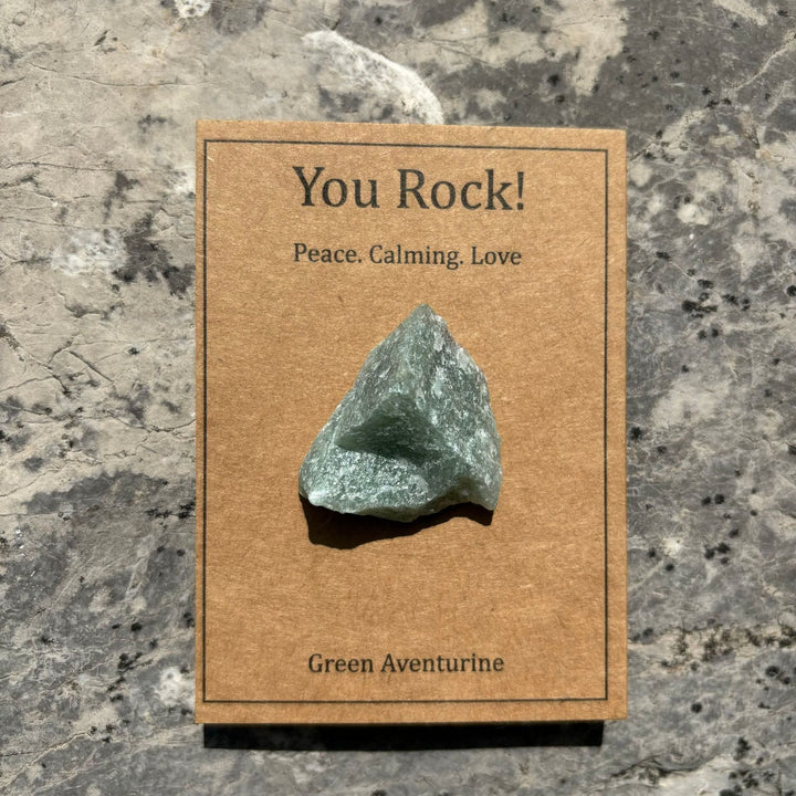 Olivenorma "You Rock" Card Regalo in pietra naturale Pietra naturale