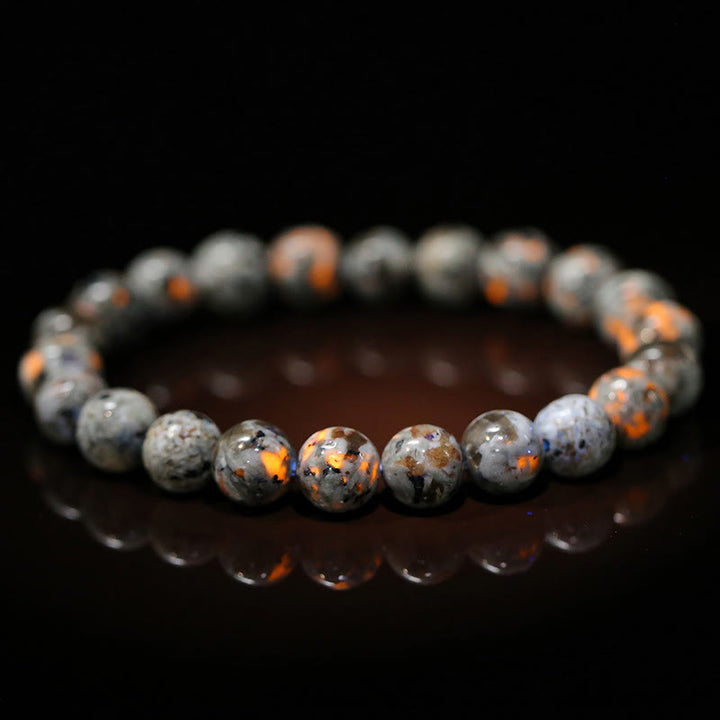 Bracciale Olivenorma in perline Yooperlite naturali da 6-12 mm