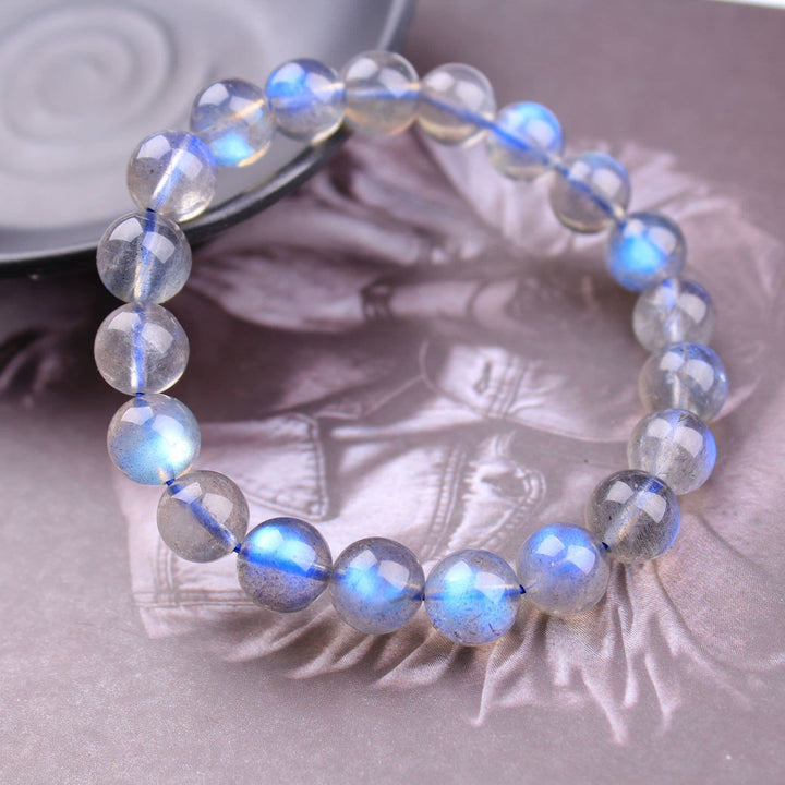 Bracciale con perline di labradorite naturale Olivenorma 4-7A
