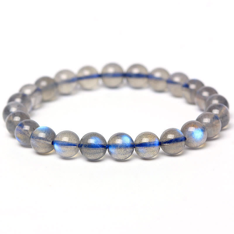 Bracciale con perline di labradorite naturale Olivenorma 4-7A