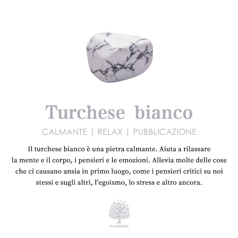 Anello in acciaio inossidabile turchese nero Olivenorma