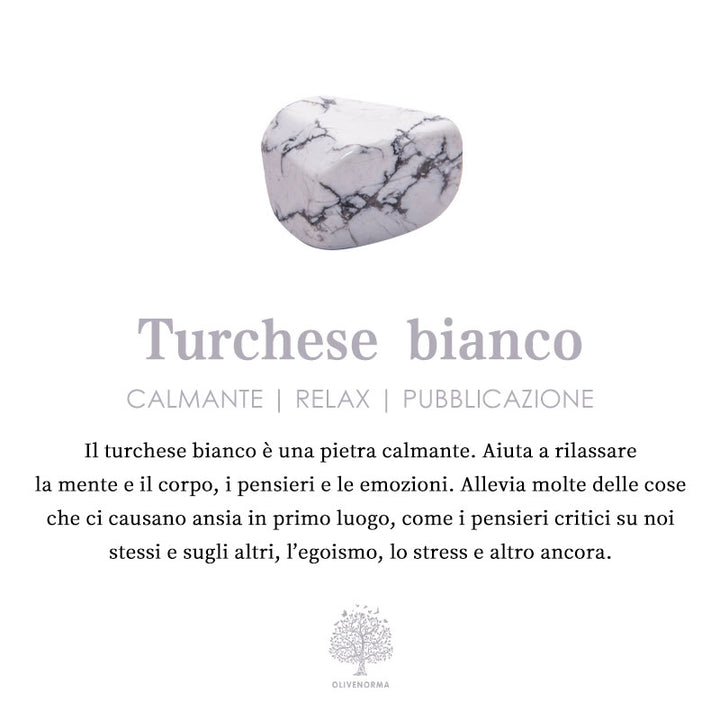 Anello in acciaio inossidabile turchese nero Olivenorma