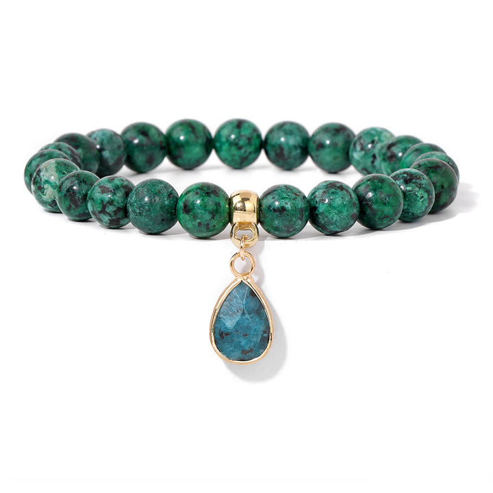 Bracciale Olivenorma con perline di cristallo irregolari naturali da 8 mm