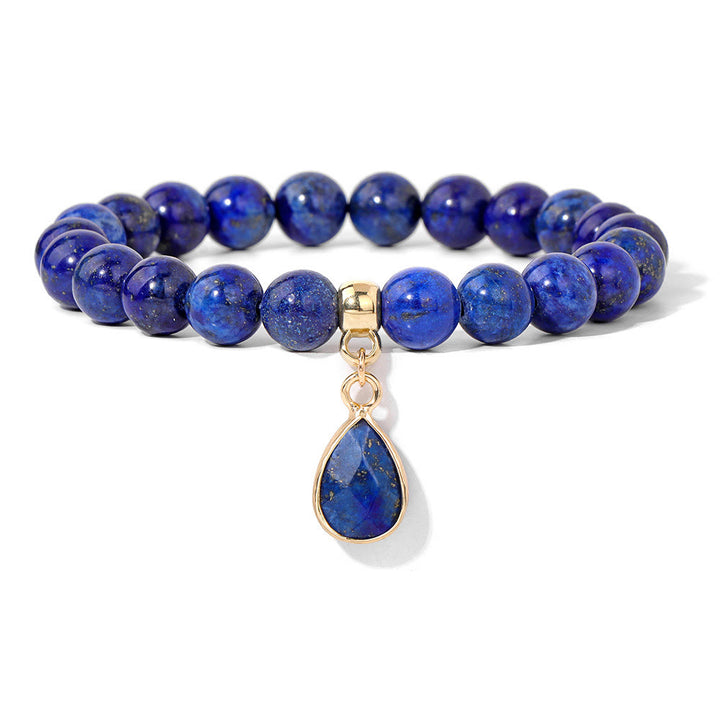 Bracciale Olivenorma con perline di cristallo irregolari naturali da 8 mm