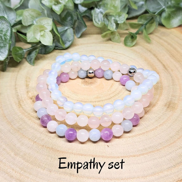 Olivenorma Healing Energy Crystal Gemstone Braccialetto di perline Set