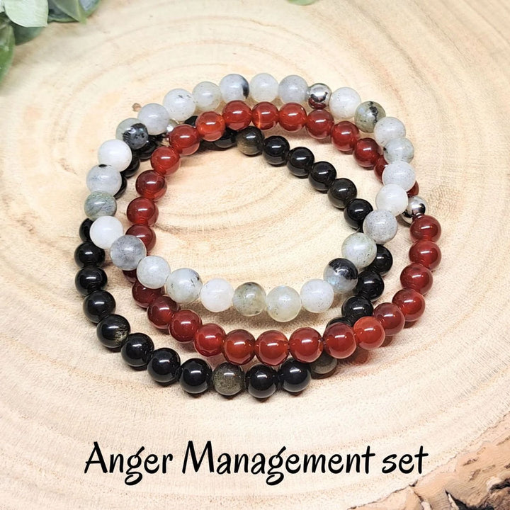Olivenorma Healing Energy Crystal Gemstone Braccialetto di perline Set