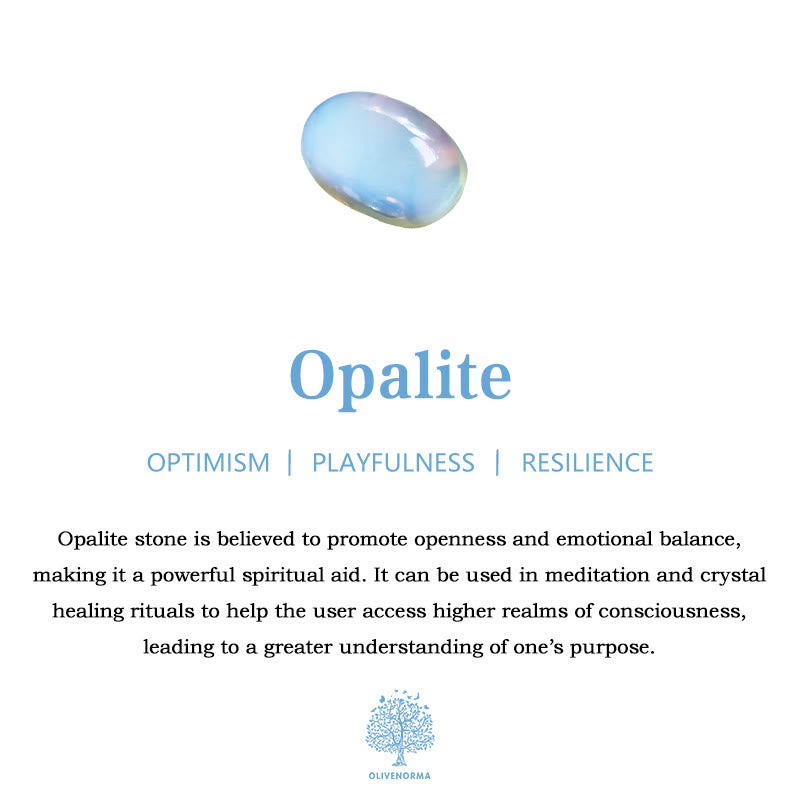 Olivenorma Healing Energy Crystal Gemstone Braccialetto di perline Set