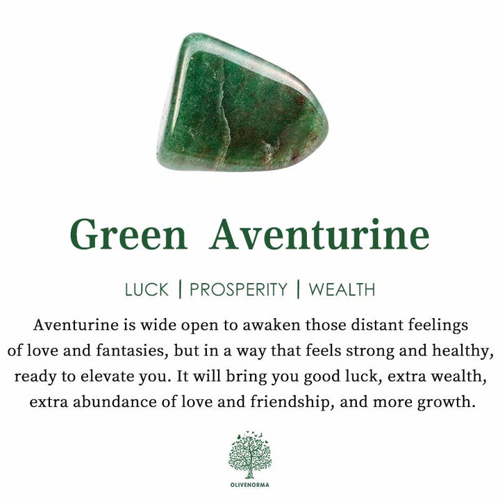 Olivenorma Healing Energy Crystal Gemstone Braccialetto di perline Set