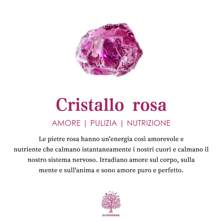 Anello in cristallo di protezione naturale Olivenorma