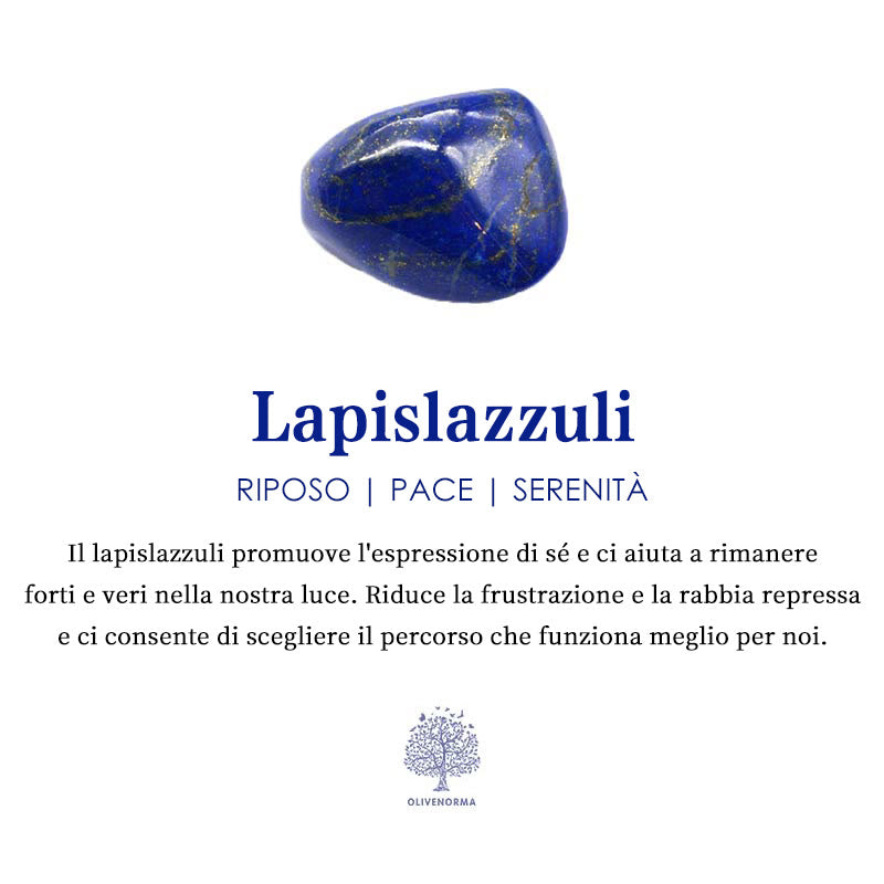 Anello con intaglio punk in lapislazzuli 
