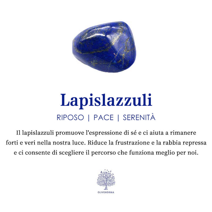 Anello con intaglio punk in lapislazzuli 