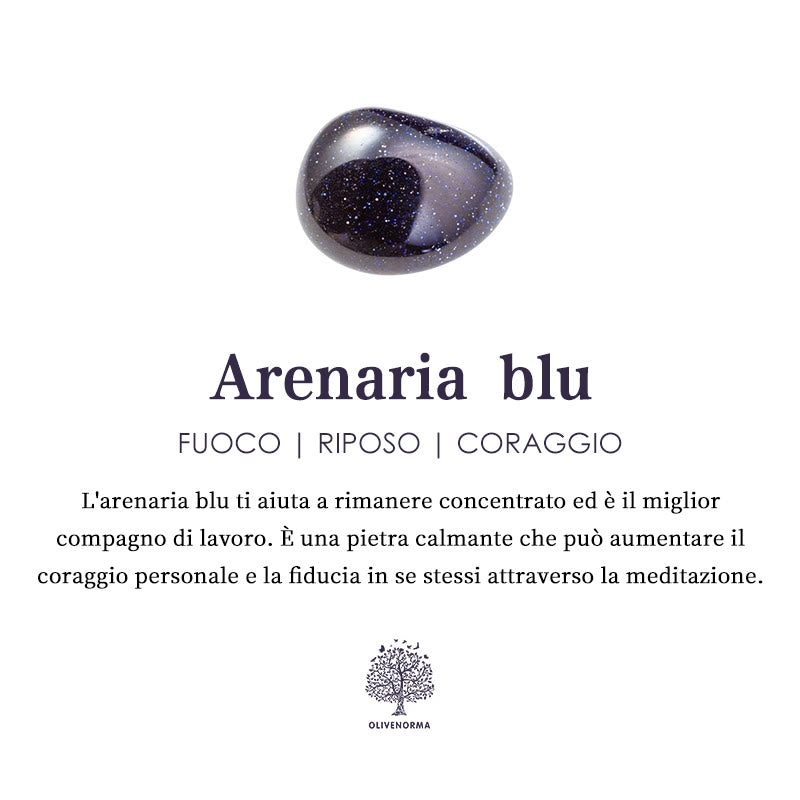Anello a forma di cuore in cristallo di pietra naturale Olivenorma