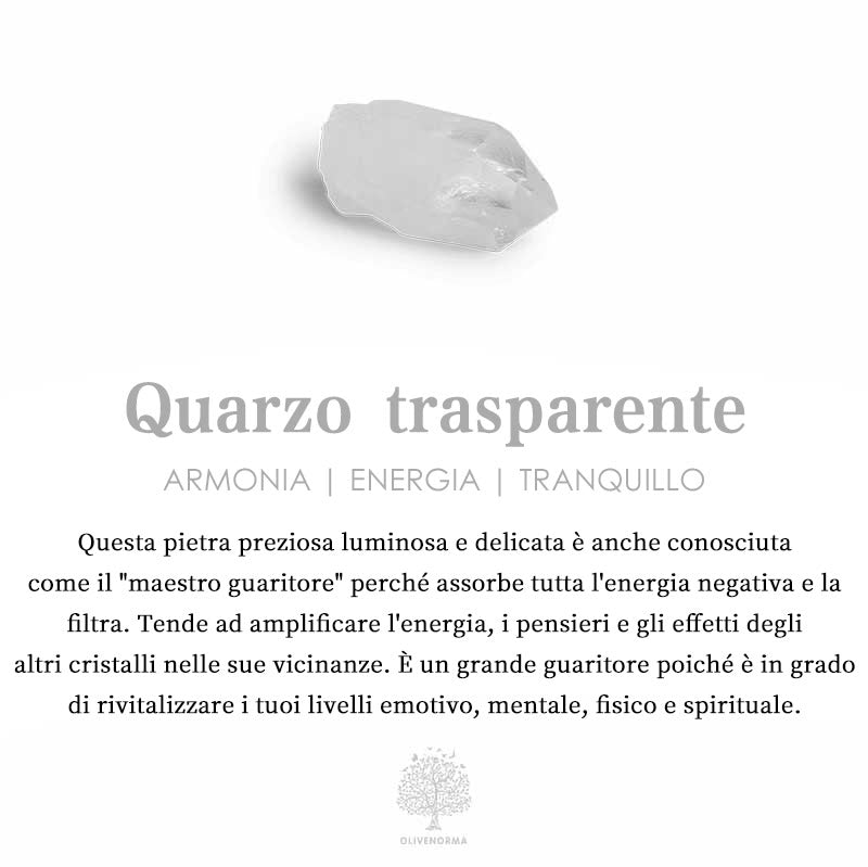 Anello vintage in quarzo trasparente quadrato Olivenorma - image 12