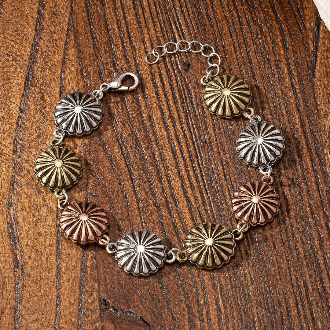 Bracciale in metallo turchese in stile bohémien Olivenorma