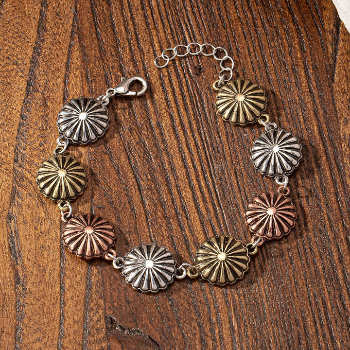 Bracciale in metallo turchese in stile bohémien Olivenorma