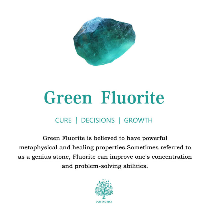 Orecchini pendenti con stella lunare in fluorite verde Olivenorma