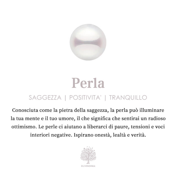Anello con perla naturale Olivenorma Romontic Flower e zircone