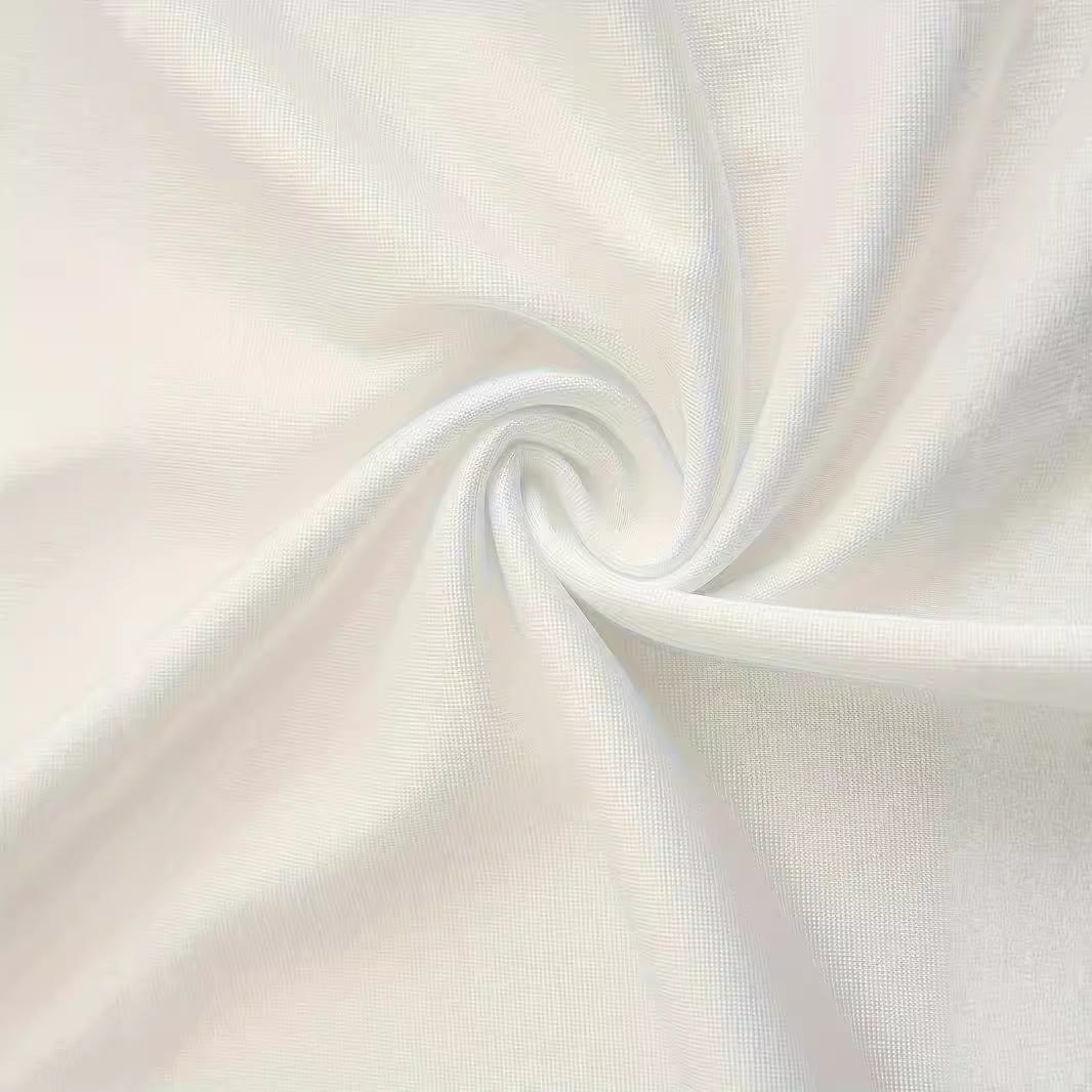 Maglietta bianca con stampa blu malocchio di Olivenorma - image 4