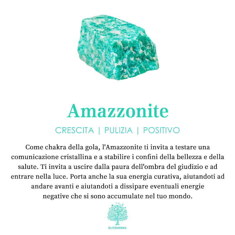 Anello con citrino e amazzonite Olivenorma 
