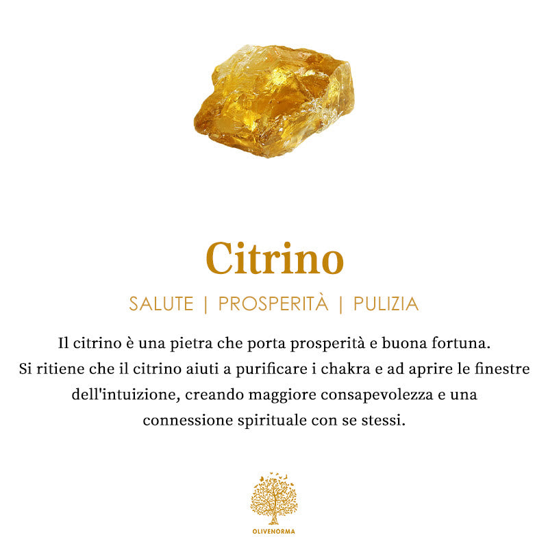 Anello con citrino e amazzonite Olivenorma 