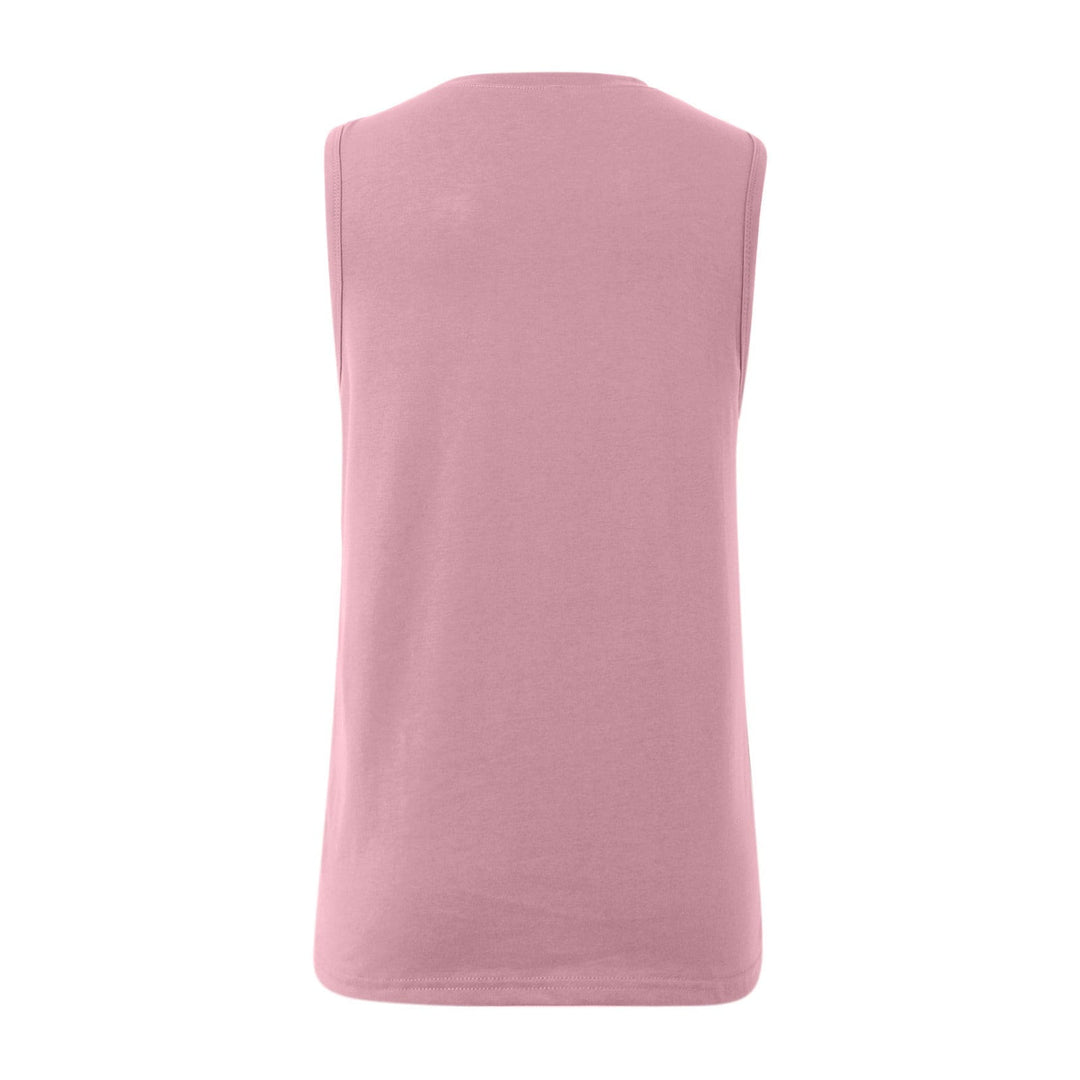 T-shirt senza maniche con stampa Olivenorma Lotus