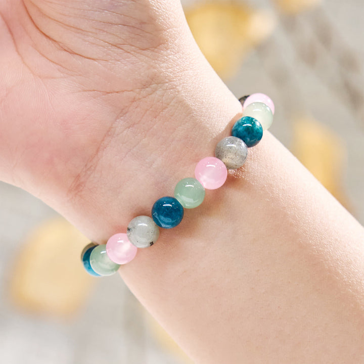Bracciale Olivenorma "Eclosion Lumen" con pietre preziose New Beginnings - image 2
