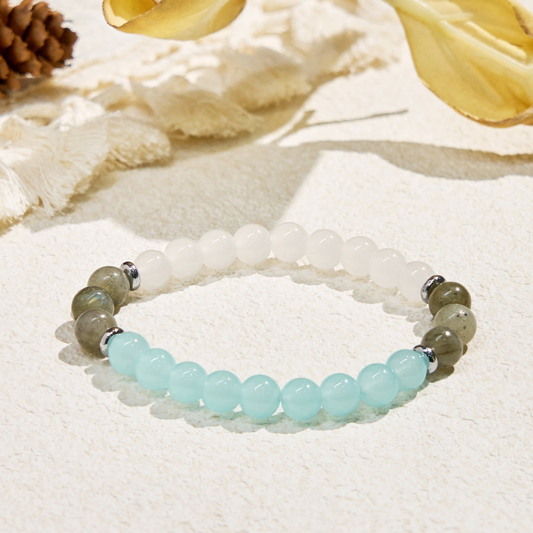 Bracciale con pietre preziose "Kindred's Glow" Olivenorma - Pietra naturale - image 1