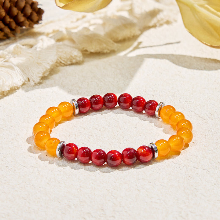 Bracciale Olivenorma "Benedizione Solare" con pietre preziose Forza e Fortuna - Stile A - image 1