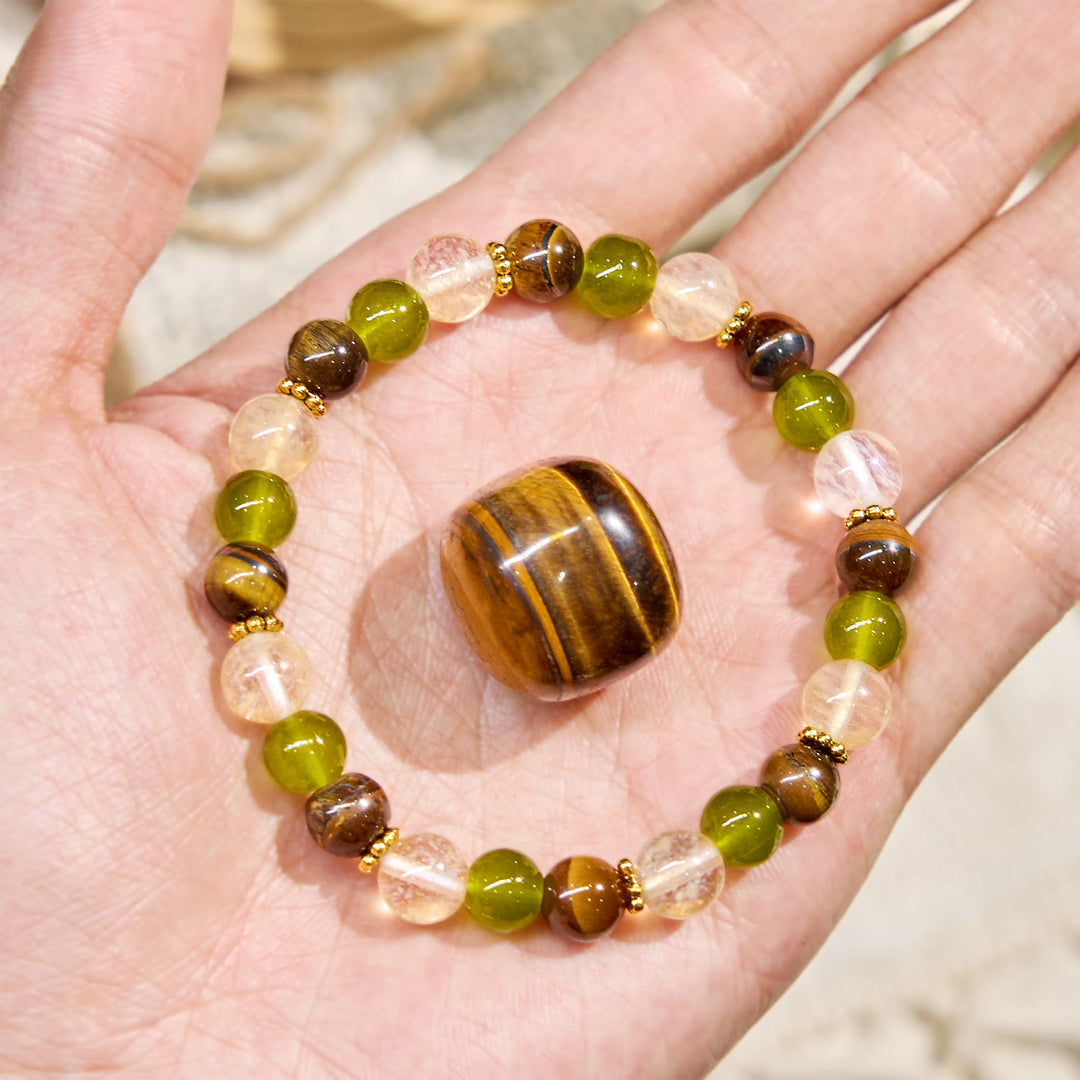 Bracciale Olivenorma con pietre preziose della fortuna "​​Eden's Whisper". - image 3