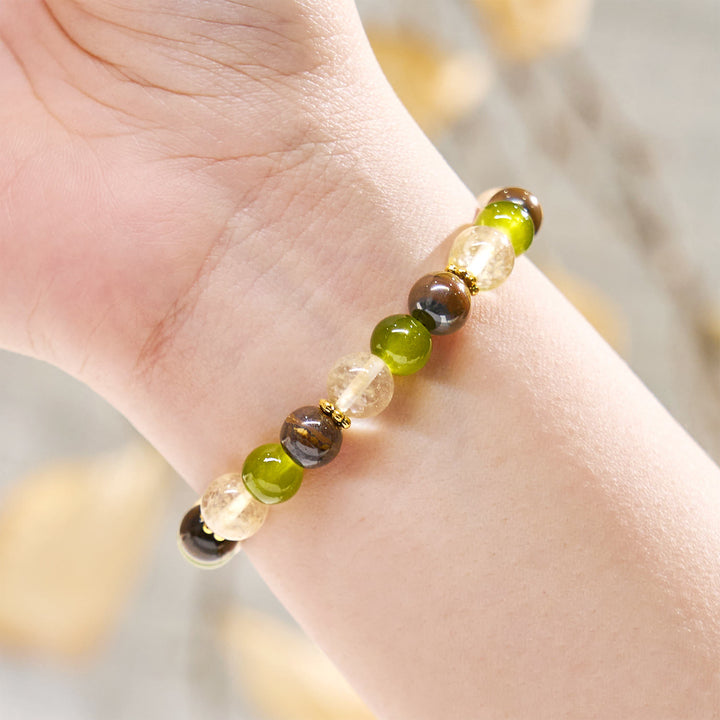 Bracciale Olivenorma con pietre preziose della fortuna "​​Eden's Whisper". - image 2