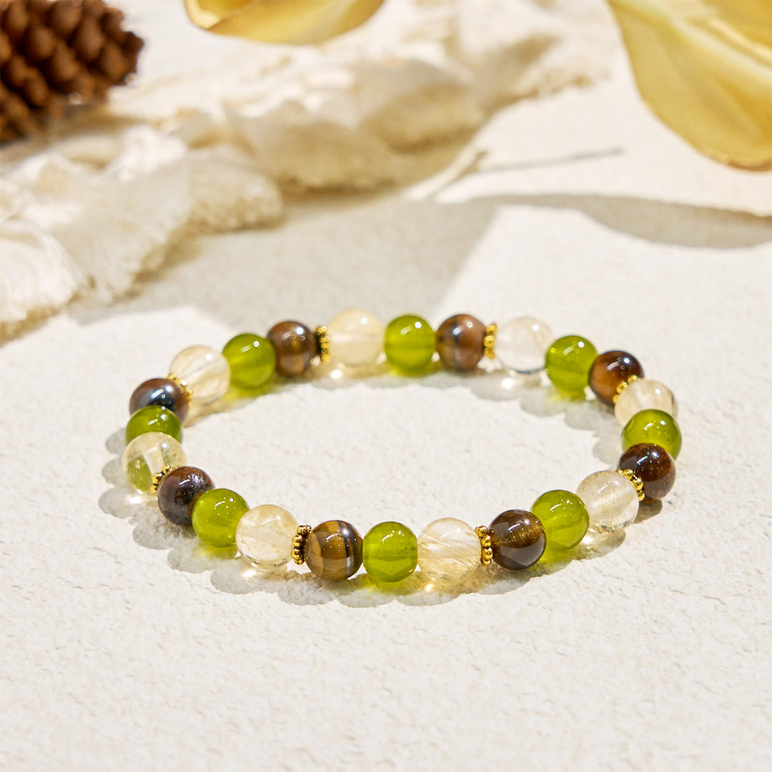 Bracciale Olivenorma con pietre preziose della fortuna "​​Eden's Whisper". - image 6