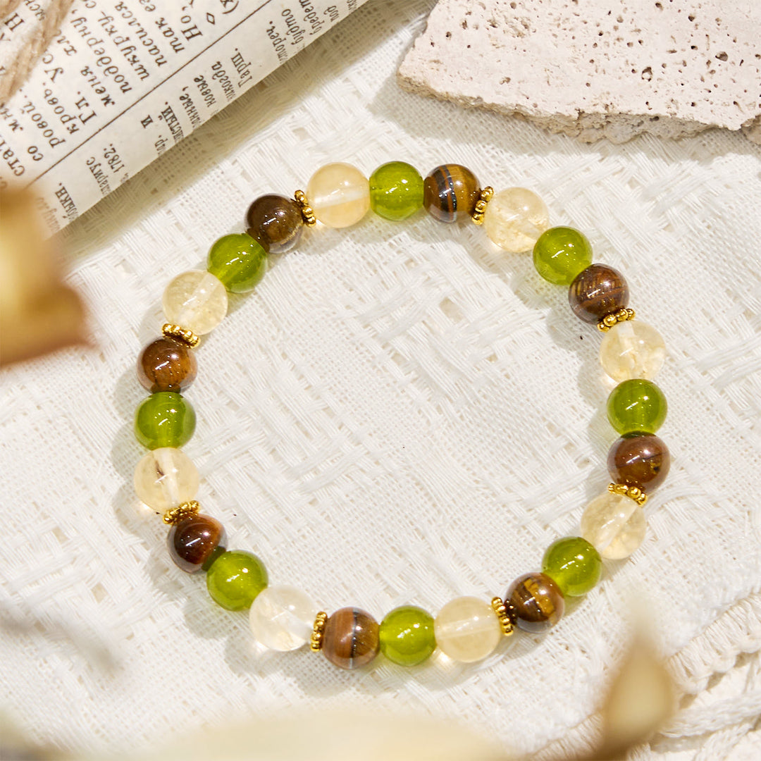 Bracciale Olivenorma con pietre preziose della fortuna "​​Eden's Whisper". - image 4