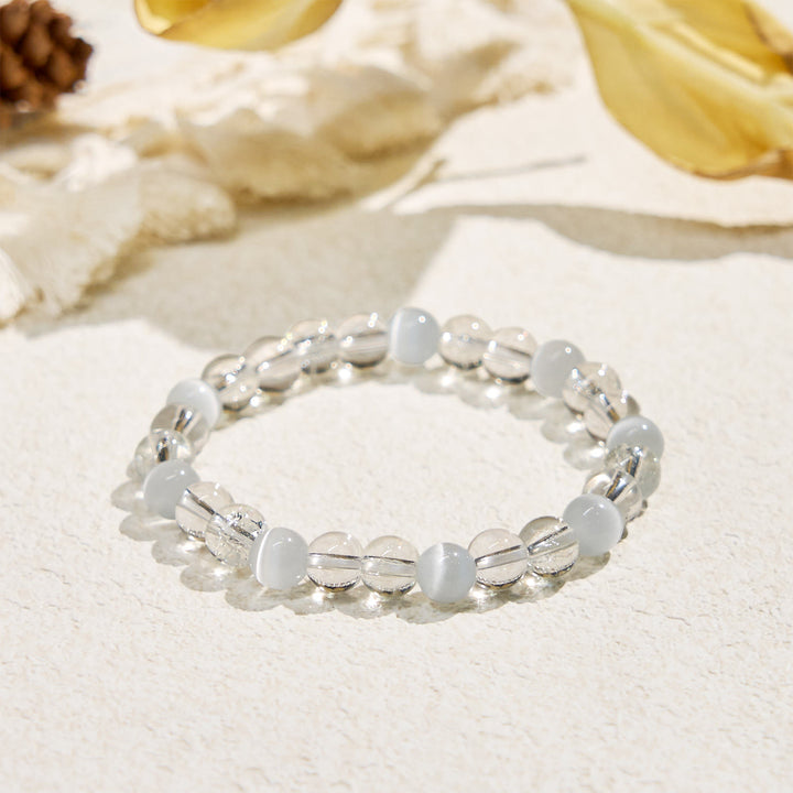 Bracciale Olivenorma "Zenith Dew" con pietre preziose antistress - image 6