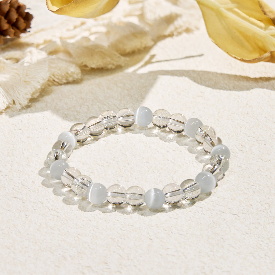Bracciale Olivenorma "Zenith Dew" con pietre preziose antistress - Pietra naturale - image 1