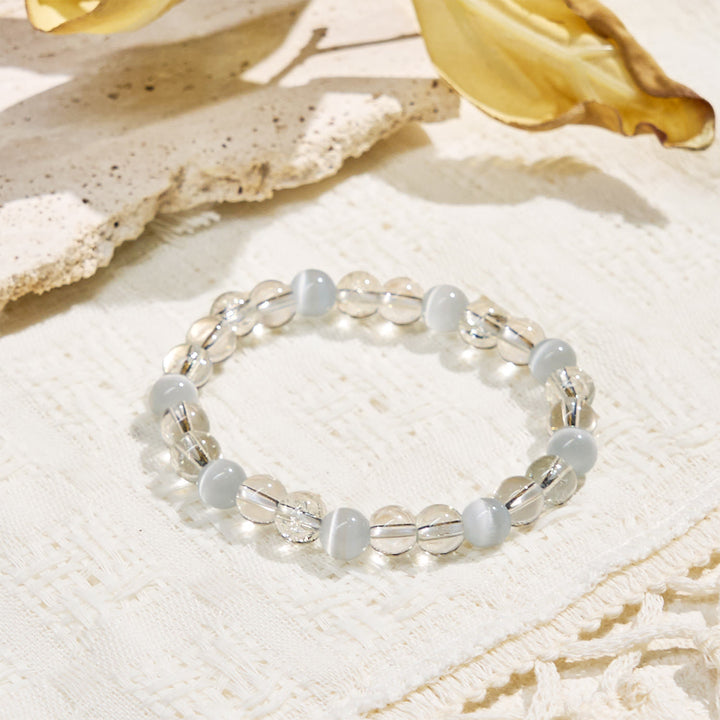 Bracciale Olivenorma "Zenith Dew" con pietre preziose antistress - image 5
