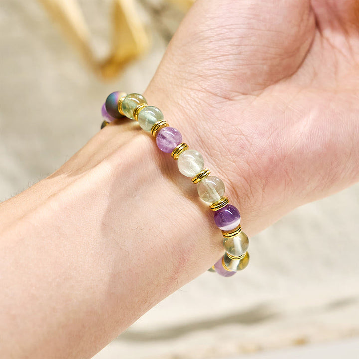 Braccialetto purificante con olio essenziale di fluorite Olivenorma "Auralith Harmony" - image 6