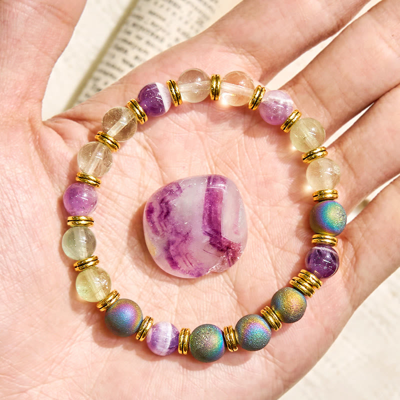 Braccialetto purificante con olio essenziale di fluorite Olivenorma "Auralith Harmony" - image 8