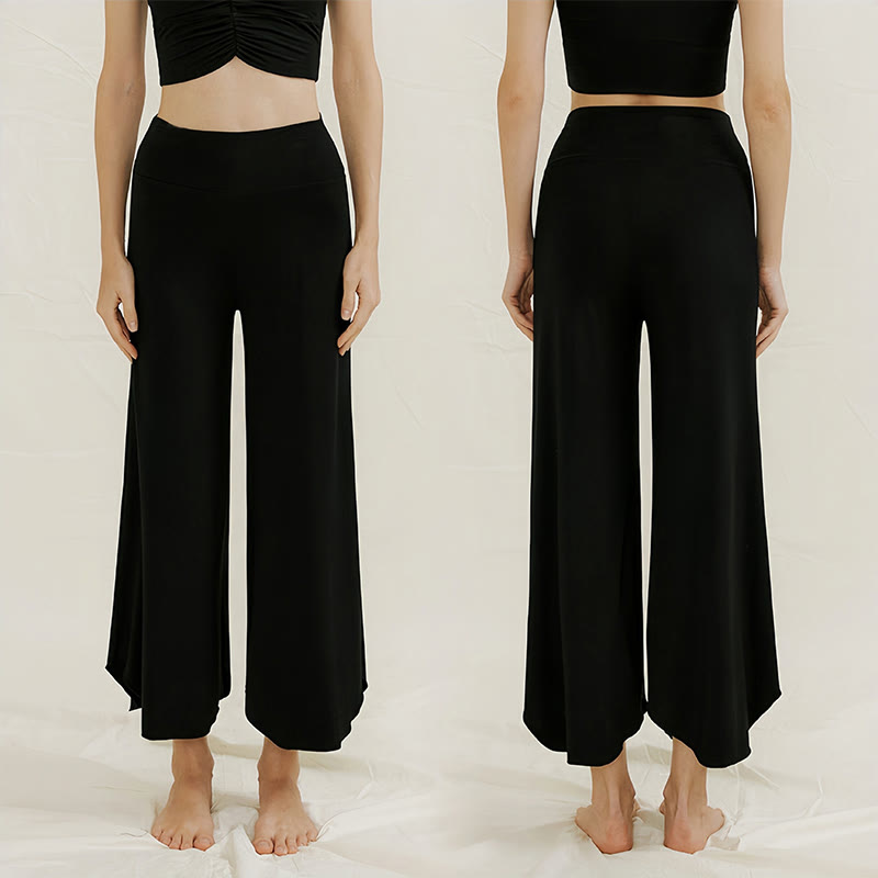 Pantaloni da yoga Olivenorma Soft Flare - Nero - L - image 4