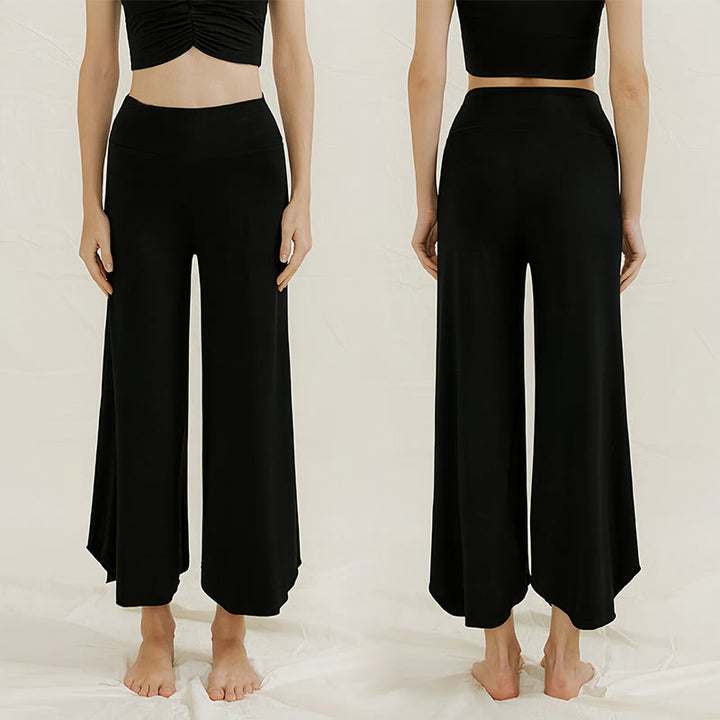 Pantaloni da yoga Olivenorma Soft Flare - Nero - L - image 4