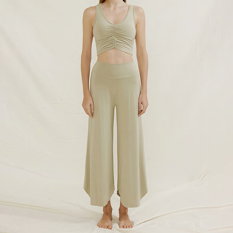 Pantaloni da yoga Olivenorma Soft Flare