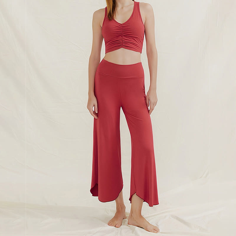 Pantaloni da yoga Olivenorma Soft Flare
